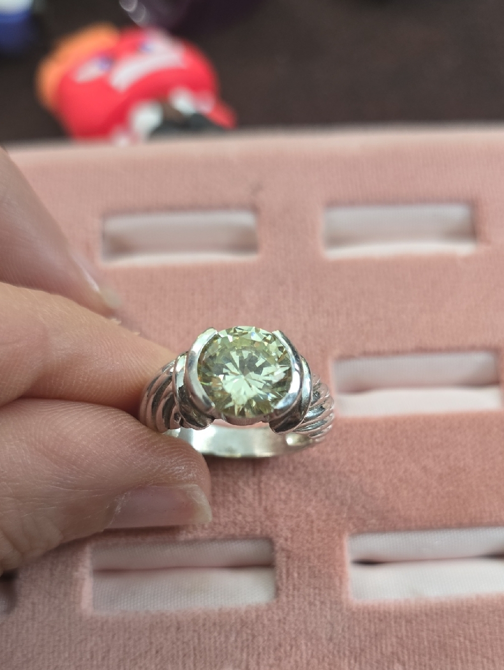 Light Yellow Stone Ring - Picture 5 of 5